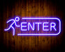 Entrance Enter Flex Silicone LED Sign (Neon-Style, LED Technology) - Way Up Gifts