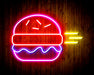Hamburger Burger Flex Silicone LED Sign (Neon-Style, LED Technology) - Way Up Gifts