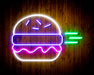 Hamburger Burger Flex Silicone LED Sign (Neon-Style, LED Technology) - Way Up Gifts