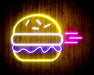 Hamburger Burger Flex Silicone LED Sign (Neon-Style, LED Technology) - Way Up Gifts