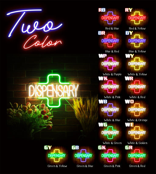 Marijuana Dispensary Flex Silicone LED Sign (Neon-Style, LED Technology) - LED Gift Works