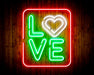 Love Flex Silicone LED Sign (Neon-Style, LED Technology) - Way Up Gifts