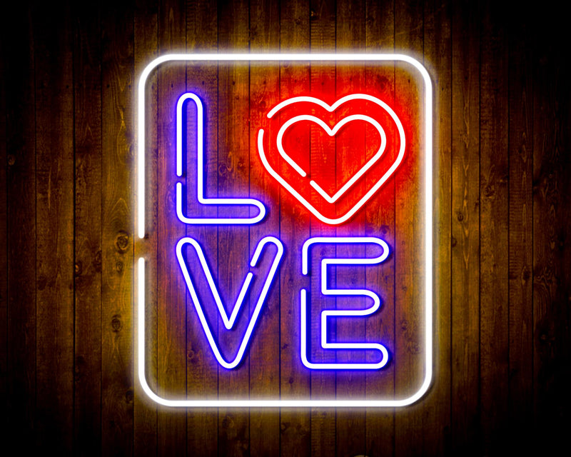 Love Flex Silicone LED Sign (Neon-Style, LED Technology) - LED Gift Works