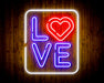 Love Flex Silicone LED Sign (Neon-Style, LED Technology) - Way Up Gifts