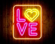 Love Flex Silicone LED Sign (Neon-Style, LED Technology) - LED Gift Works