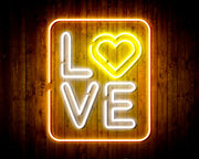 Love Flex Silicone LED Sign (Neon-Style, LED Technology) - LED Gift Works