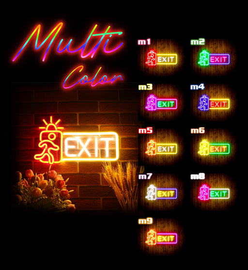 Exit Flex Silicone LED Sign (Neon-Style, LED Technology) - LED Gift Works