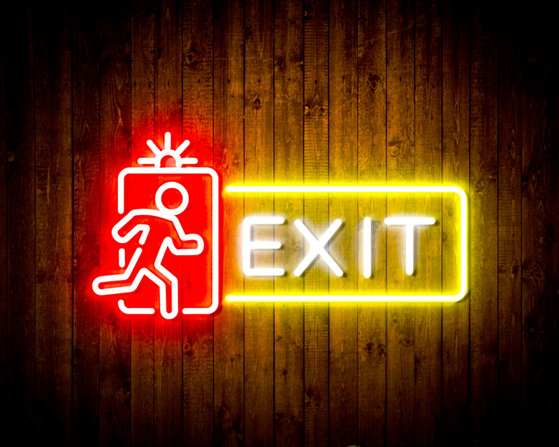 Exit Flex Silicone LED Sign (Neon-Style, LED Technology) - LED Gift Works