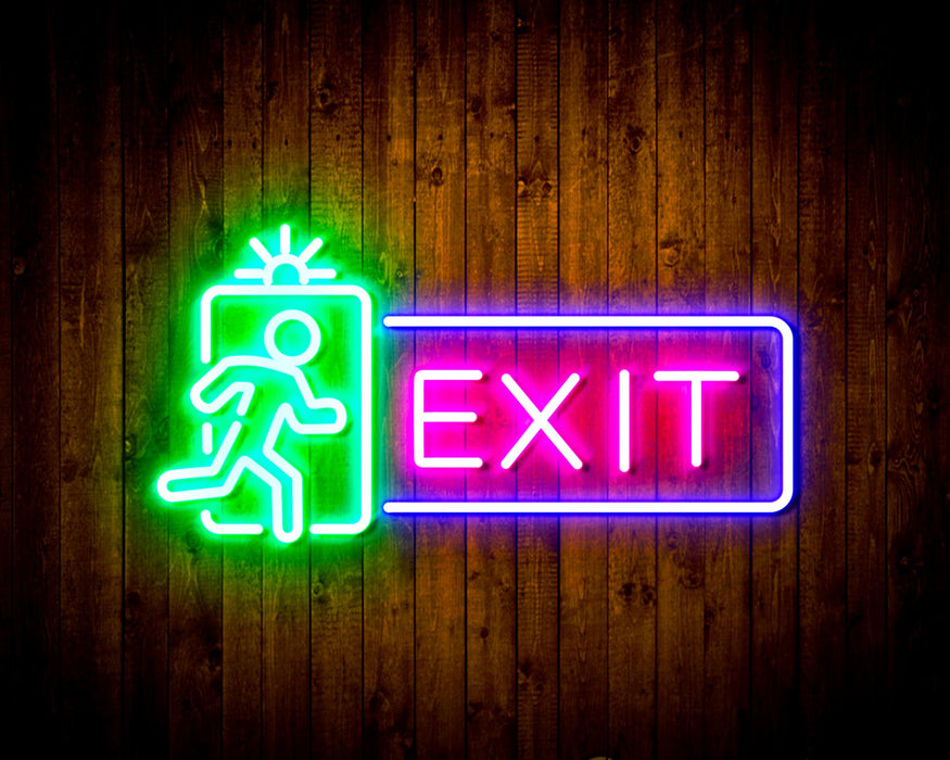 Exit Flex Silicone LED Sign (Neon-Style, LED Technology) - Way Up Gifts