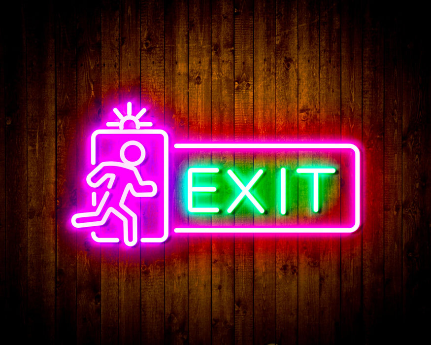 Exit Flex Silicone LED Sign (Neon-Style, LED Technology) - Way Up Gifts