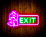 Exit Flex Silicone LED Sign (Neon-Style, LED Technology) - Way Up Gifts