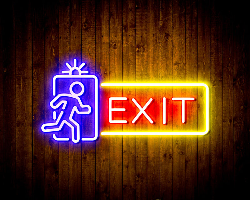 Exit Flex Silicone LED Sign (Neon-Style, LED Technology) - LED Gift Works