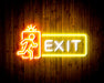 Exit Flex Silicone LED Sign (Neon-Style, LED Technology) - Way Up Gifts