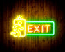 Exit Flex Silicone LED Sign (Neon-Style, LED Technology) - Way Up Gifts