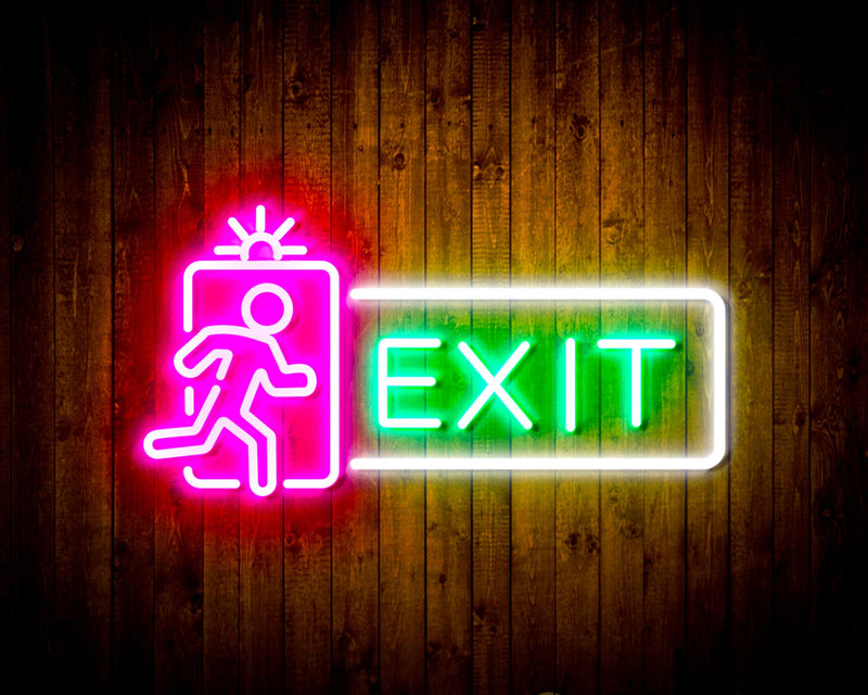 Exit Flex Silicone LED Sign (Neon-Style, LED Technology) - LED Gift Works