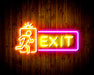 Exit Flex Silicone LED Sign (Neon-Style, LED Technology) - Way Up Gifts