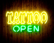 Tattoo Open Flex Silicone LED Sign (Neon-Style, LED Technology) - LED Gift Works