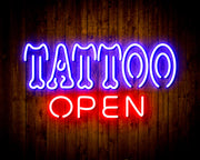 Tattoo Open Flex Silicone LED Sign (Neon-Style, LED Technology) - LED Gift Works