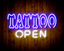 Tattoo Open Flex Silicone LED Sign (Neon-Style, LED Technology) - Way Up Gifts