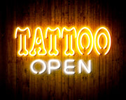 Tattoo Open Flex Silicone LED Sign (Neon-Style, LED Technology) - LED Gift Works