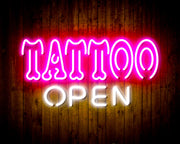 Tattoo Open Flex Silicone LED Sign (Neon-Style, LED Technology) - LED Gift Works