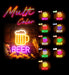 Beer with Beer Mug Flex Silicone LED Sign (Neon-Style, LED Technology) - Way Up Gifts