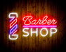 Barber Shop Flex Silicone LED Sign (Neon-Style, LED Technology) - Way Up Gifts