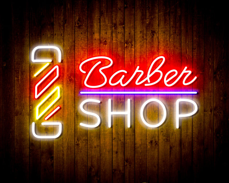 Barber Shop Flex Silicone LED Sign (Neon-Style, LED Technology) - Way Up Gifts