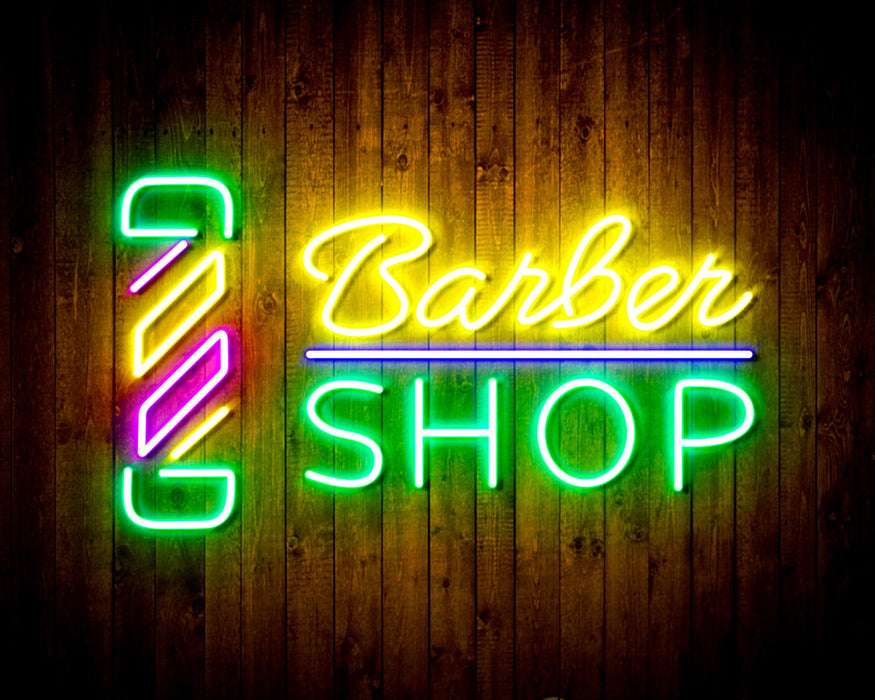 Barber Shop Flex Silicone LED Sign (Neon-Style, LED Technology) - Way Up Gifts