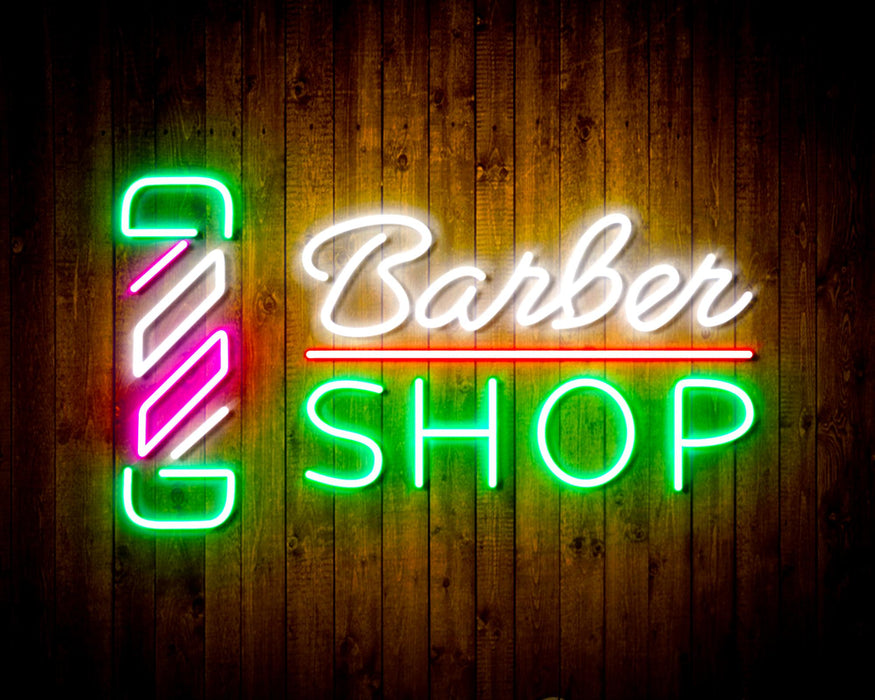Barber Shop Flex Silicone LED Sign (Neon-Style, LED Technology) - Way Up Gifts