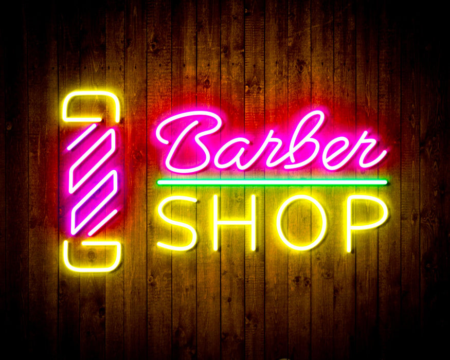 Barber Shop Flex Silicone LED Sign (Neon-Style, LED Technology) - Way Up Gifts