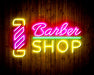 Barber Shop Flex Silicone LED Sign (Neon-Style, LED Technology) - Way Up Gifts
