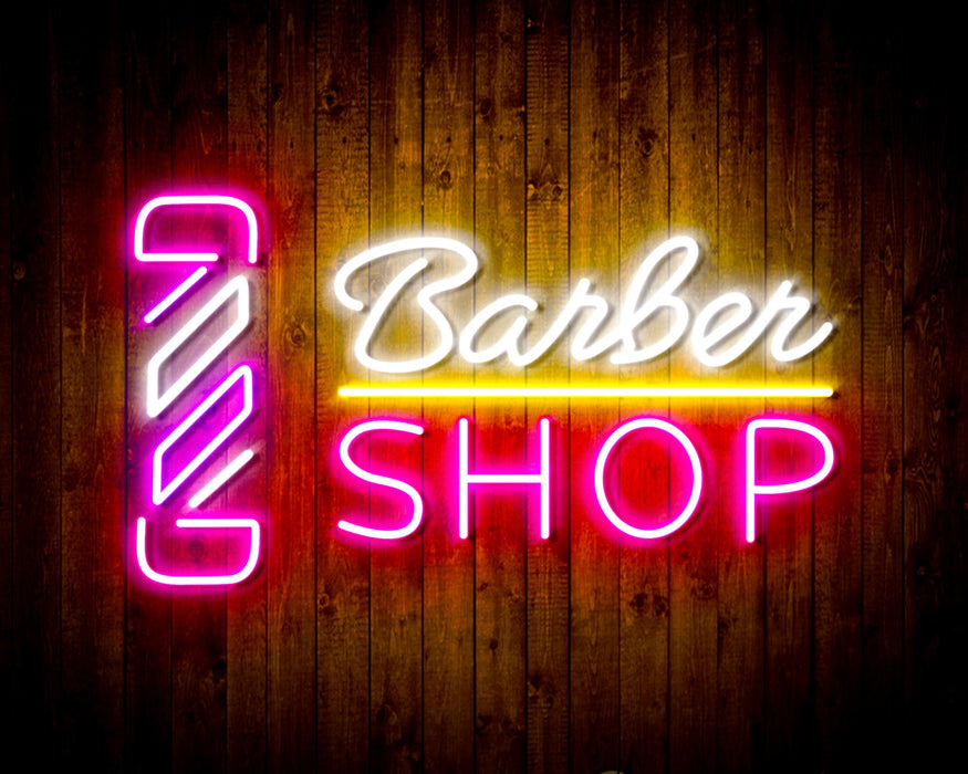 Barber Shop Flex Silicone LED Sign (Neon-Style, LED Technology) - Way Up Gifts