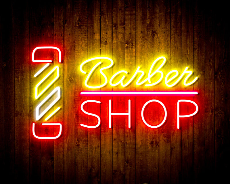 Barber Shop Flex Silicone LED Sign (Neon-Style, LED Technology) - LED Gift Works