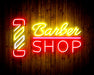 Barber Shop Flex Silicone LED Sign (Neon-Style, LED Technology) - Way Up Gifts