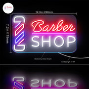 Barber Shop Flex Silicone LED Sign (Neon-Style, LED Technology) - LED Gift Works
