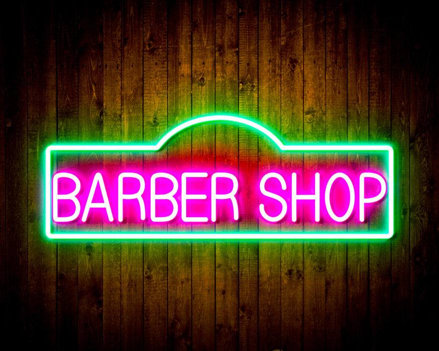 Barber Shop Flex Silicone LED Sign (Neon-Style, LED Technology) - Way Up Gifts