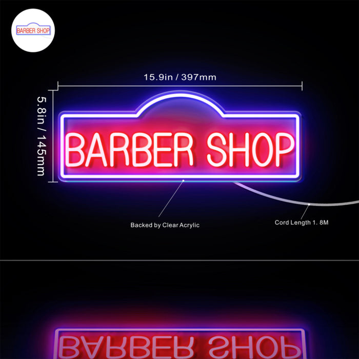 Barber Shop Flex Silicone LED Sign (Neon-Style, LED Technology) - Way Up Gifts