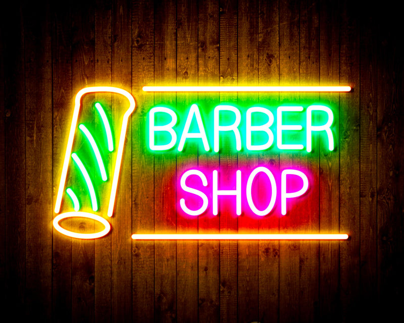 Barber Shop Flex Silicone LED Sign (Neon-Style, LED Technology) - LED Gift Works