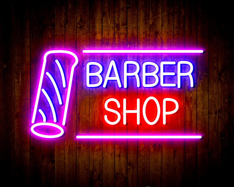Barber Shop Flex Silicone LED Sign (Neon-Style, LED Technology) - LED Gift Works