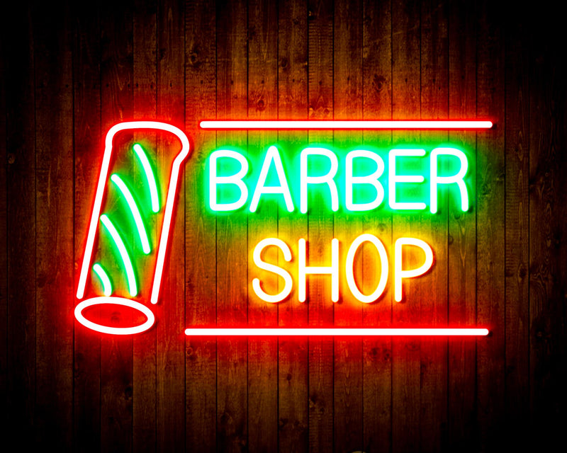 Barber Shop Flex Silicone LED Sign (Neon-Style, LED Technology) - LED Gift Works