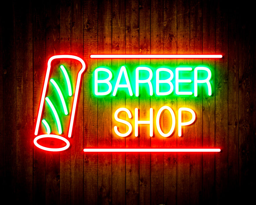 Barber Shop Flex Silicone LED Sign (Neon-Style, LED Technology) - Way Up Gifts