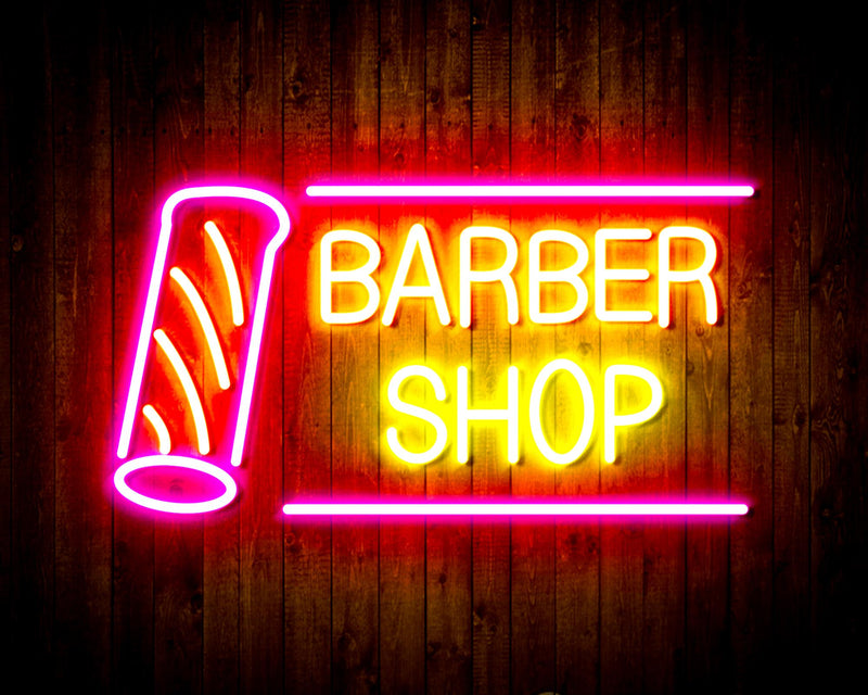 Barber Shop Flex Silicone LED Sign (Neon-Style, LED Technology) - LED Gift Works