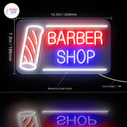 Barber Shop Flex Silicone LED Sign (Neon-Style, LED Technology) - LED Gift Works
