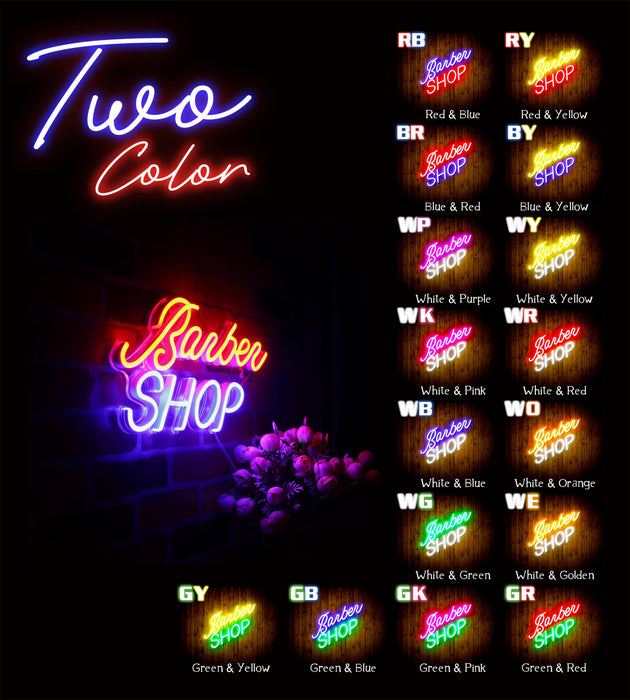 Barber Shop Flex Silicone LED Sign (Neon-Style, LED Technology) - Way Up Gifts