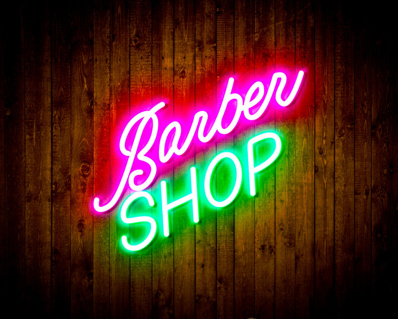 Barber Shop Flex Silicone LED Sign (Neon-Style, LED Technology) - LED Gift Works