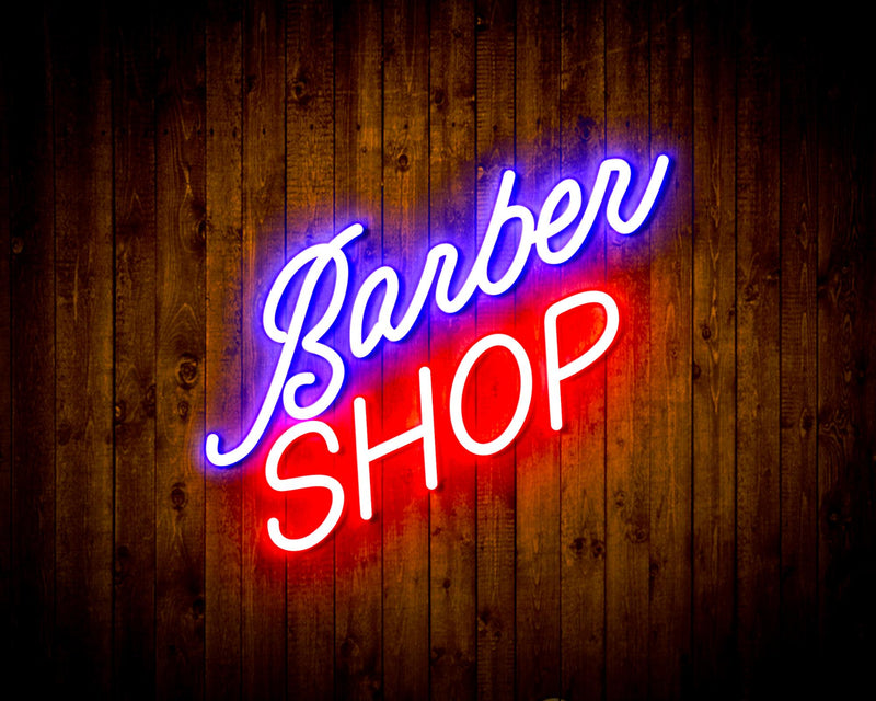 Barber Shop Flex Silicone LED Sign (Neon-Style, LED Technology) - LED Gift Works