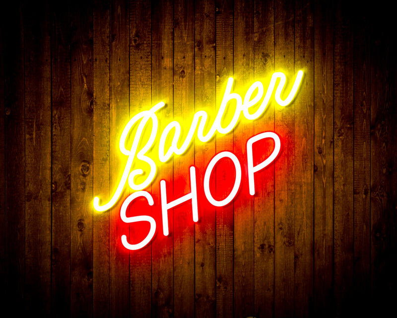 Barber Shop Flex Silicone LED Sign (Neon-Style, LED Technology) - LED Gift Works