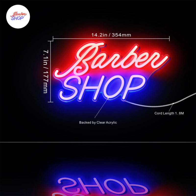 Barber Shop Flex Silicone LED Sign (Neon-Style, LED Technology) - LED Gift Works