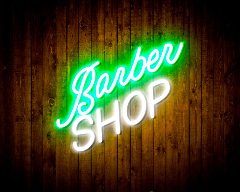 Barber Shop Flex Silicone LED Sign (Neon-Style, LED Technology) - LED Gift Works